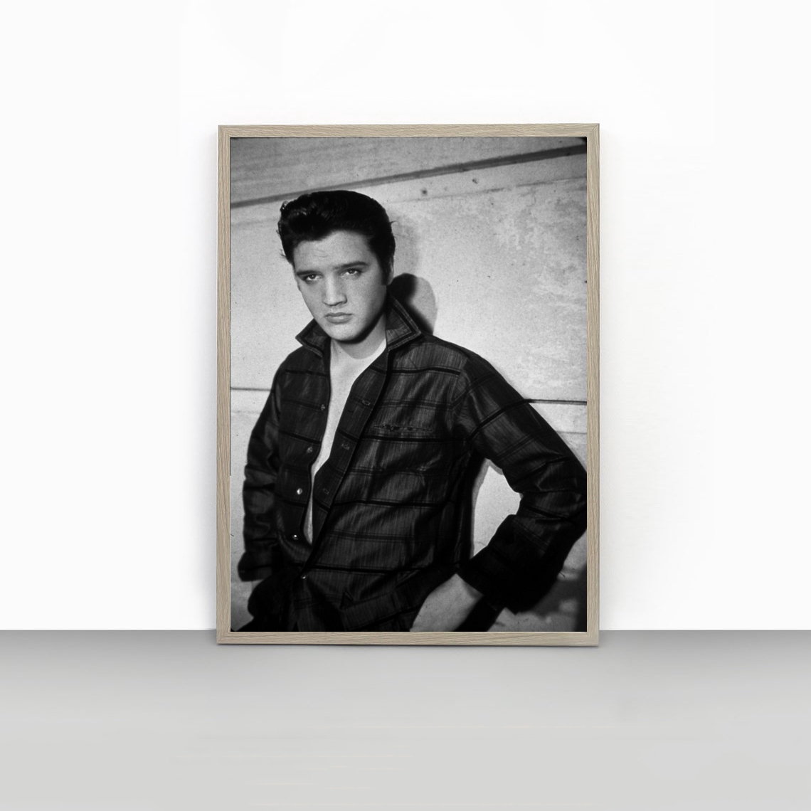 엘비스 프레슬리 음악 포스터, 록 앤 롤 빈티지 사진 그림, 홈 장식 벽 예술 패션 단색